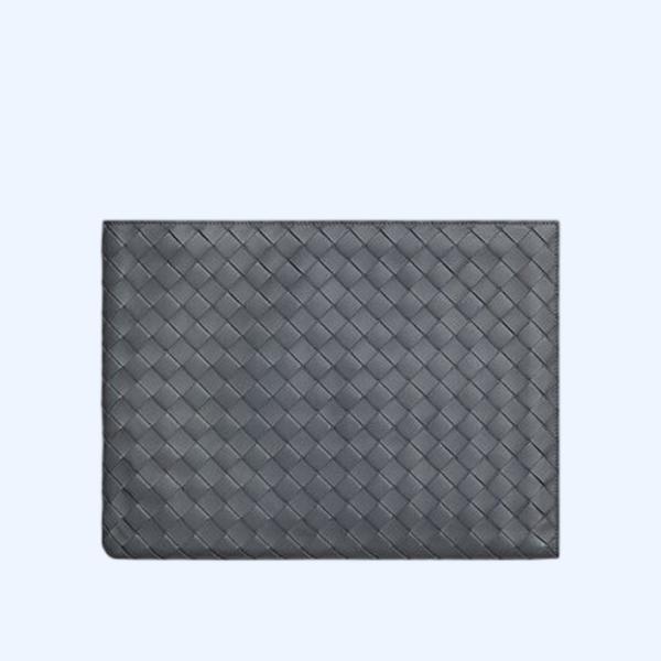 보테가베네타 인트레치아토 하프지퍼 파우치