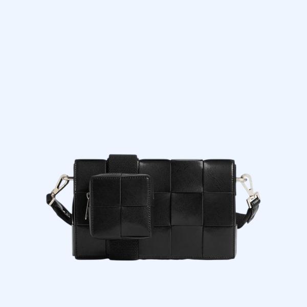 보테가베네타 버서타일 스트랩 카세트백 블랙