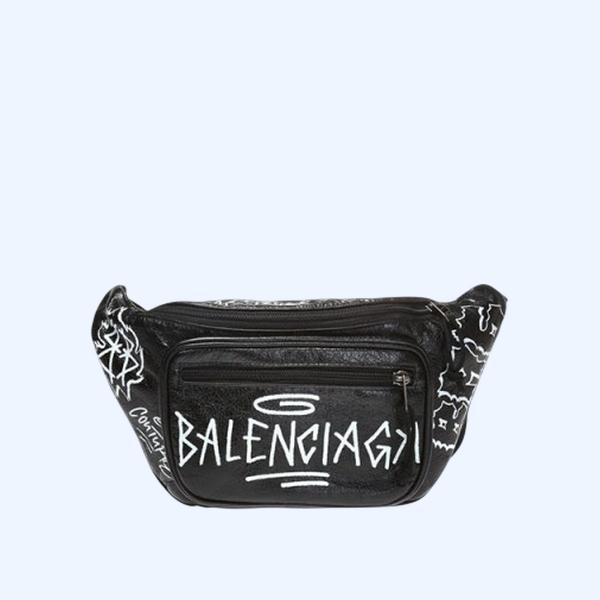발렌시아가 그래피티 벨트백