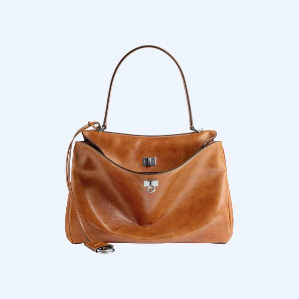 여성 로데오 핸드백 미디엄 탠 카우보이