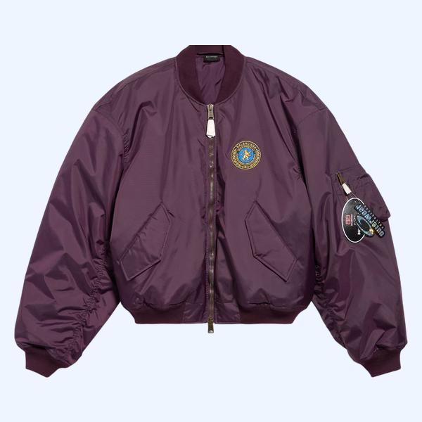 라지 핏 보머 재킷