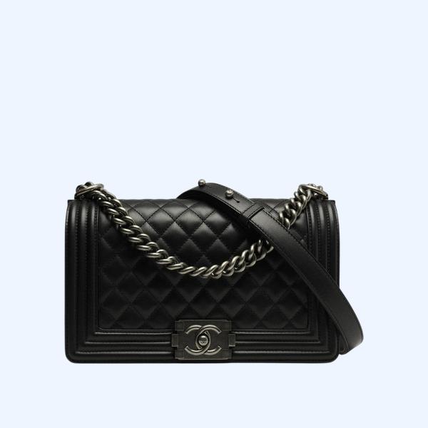 보이 샤넬 플랩 백