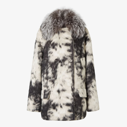 프로스트 파우나 울 코트