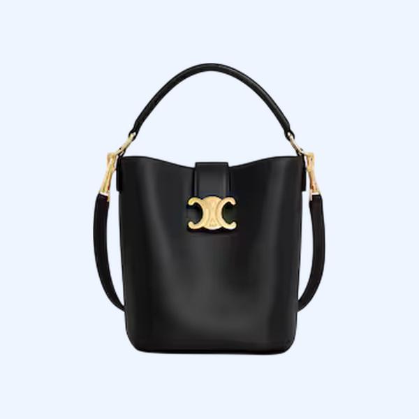 스몰 루이즈 버킷 - 부드러운 카프스킨