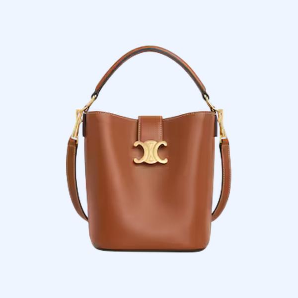 스몰 루이즈 버킷 - 부드러운 카프스킨