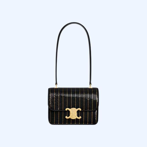 틴 가란스 백 - 스트라이프 시퀸