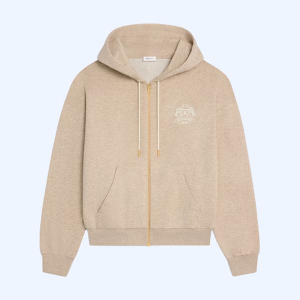 지퍼 블라종 후디 - 캐시미어 코튼