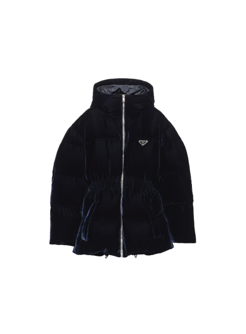 벨벳 다운 재킷