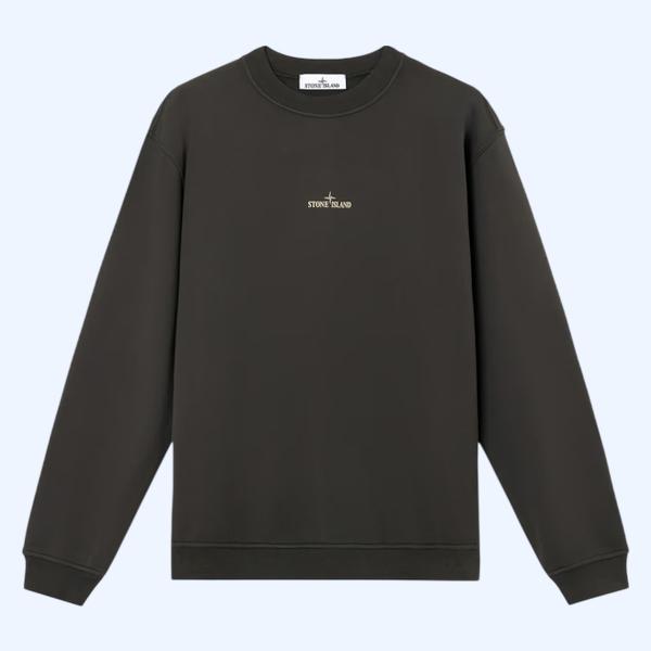 'Industrial Four’ 프린트 오버사이즈 핏 크루넥 스웨트셔츠