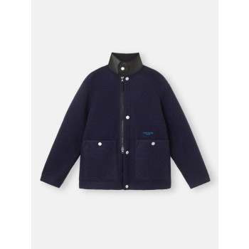 스쿠버 스타일 칼라 & 자수 재킷