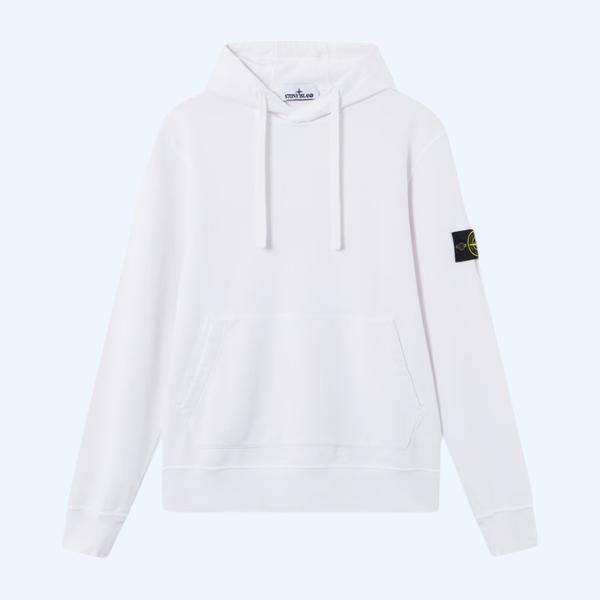 파우치 포켓 레귤러 핏 후드 스웨트셔츠