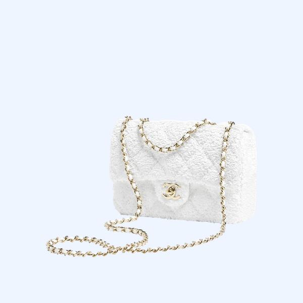 플랩 백 화이트