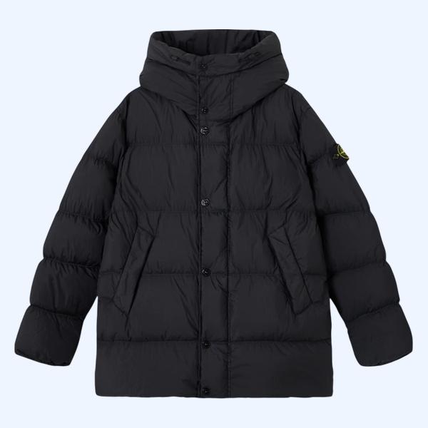 윈드 레지스턴트 후드 다운 파카