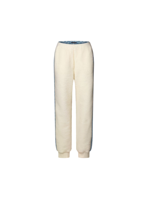 모노그램 액센트 플리스 조깅 팬츠