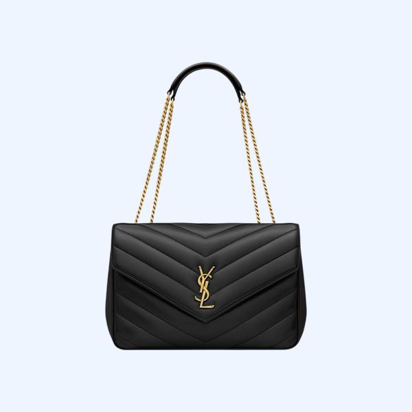 MATELASSÉ 램스킨 소재의 LOULOU 라지백