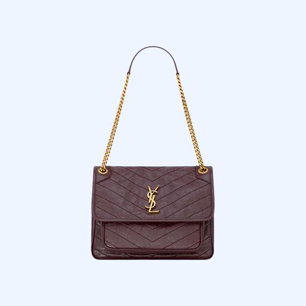 빈티지 가죽 소재 NIKI 미디엄 백