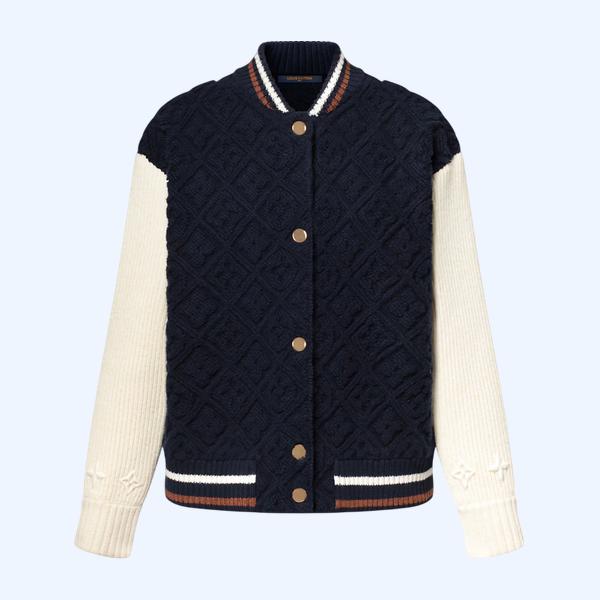 모노그램 타월링 바시티 재킷