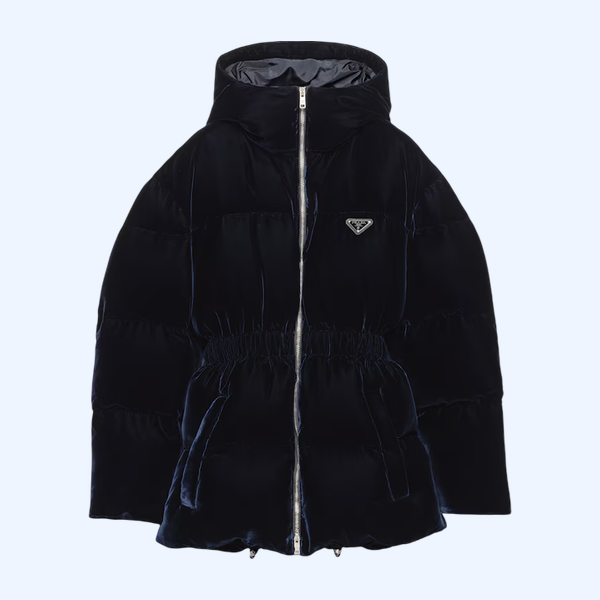 벨벳 다운 재킷