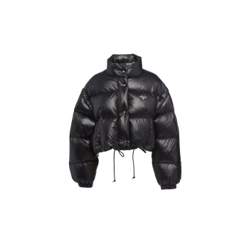 리나일론 크롭 컨버터블 다운 재킷