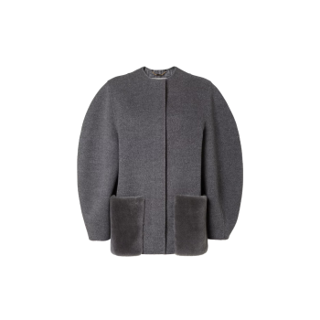 블루종 울 재킷