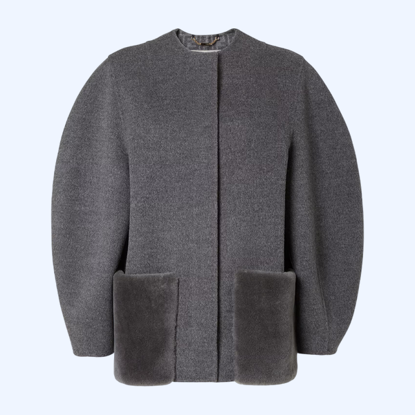 블루종 울 재킷