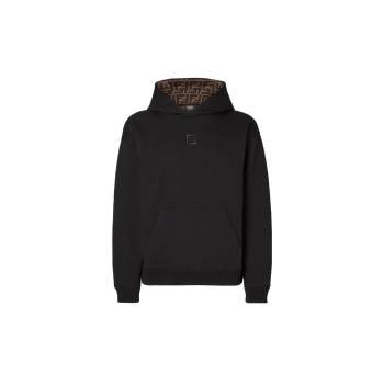 블랙 코튼 스웨트 셔츠