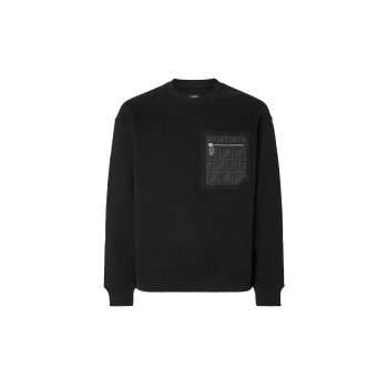 블랙 저지 스웨트 셔츠