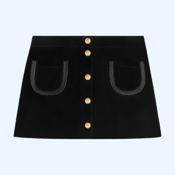 미니 스커트 - 스웨이드