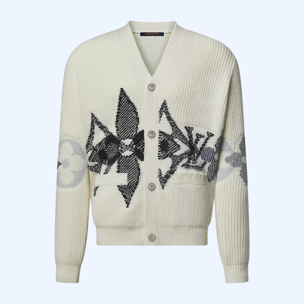 그래픽 니티드 가디건