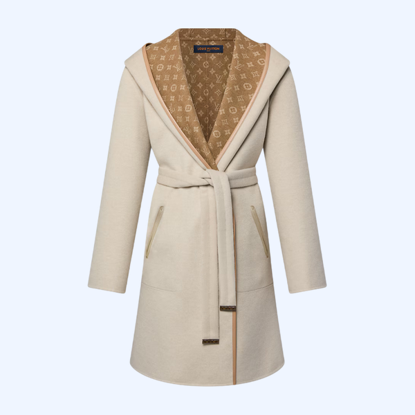 리버서블 시그니처 후디드 랩 코트