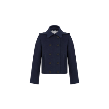 지퍼 후드 피코트