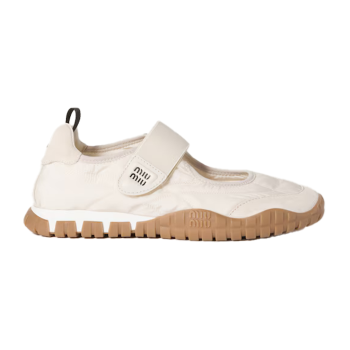 타이어 기능성 소재 및 스웨이드 발레리나 아리보리