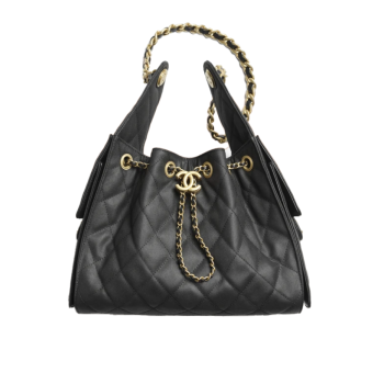 CHANEL 25 스몰 백 블랙 무광