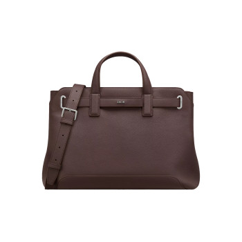 Dior Normandie 미디엄 토트백 블랙 브라운