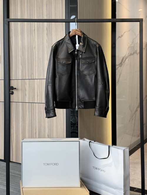 톰포드 나파 무늬가죽 재킷
