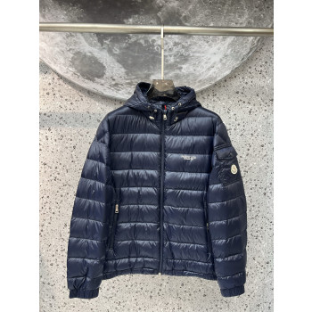 네이비후드다운