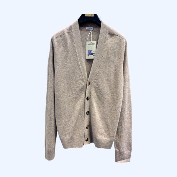 버버리 브레스티드 V넥 긴팔 스웨터