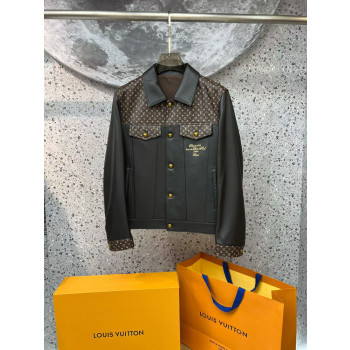 LV 노안 가죽 재킷