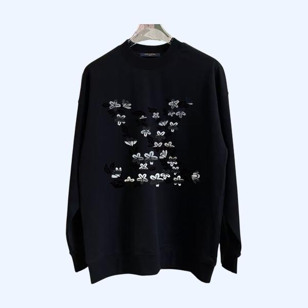 LV 라운드넥 로고 셧츠