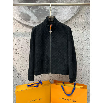 LV 머노그램 레더 스포츠 재킷