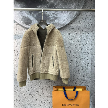 LV 메리노울 가죽자켓