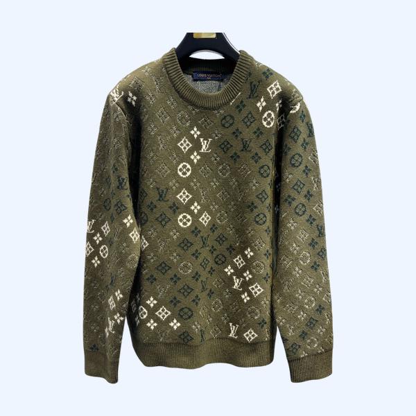 LV 모노그램 크루 넥 스웨터