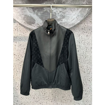 LV 믹스 스웨이드재킷