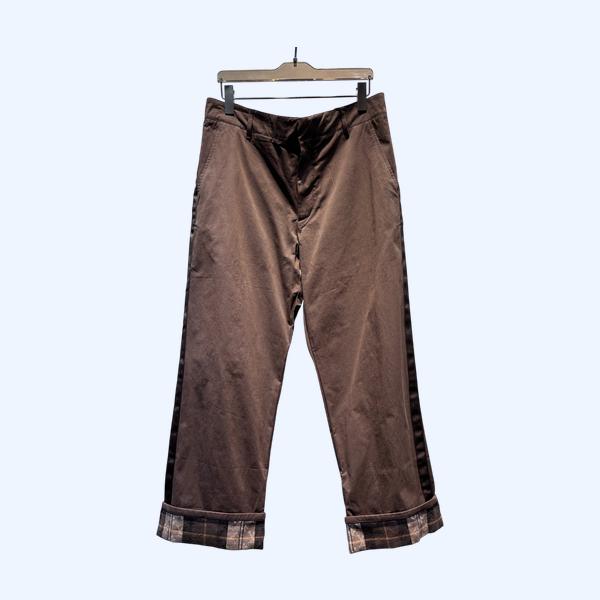 LV 플레드 팬츠 캐주얼 팬츠