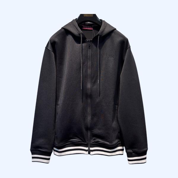 구찌 코튼 후드 지퍼 재킷 세트