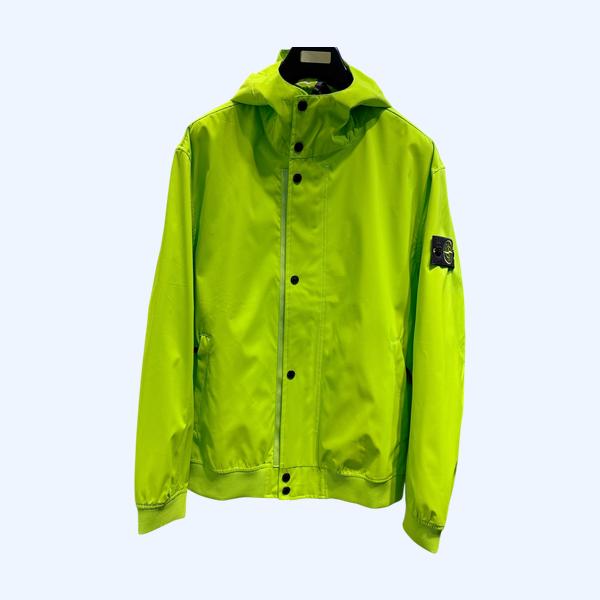 스톤아일랜드 싱글브레스트 후드 재킷