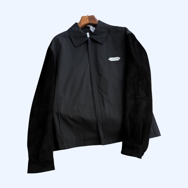 디올 스웨이드 패치워크 재킷