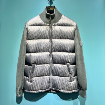 디올 스탠드업 칼라 재킷