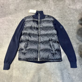 디올 스탠드업 칼라 재킷