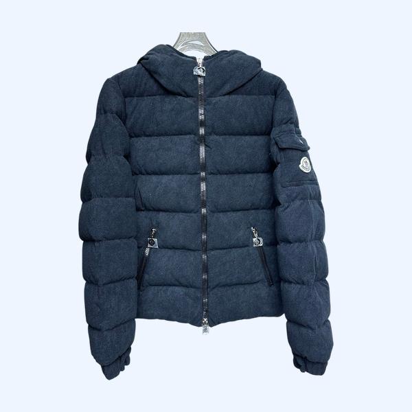 몽클레어 이부아르 후드 벨벳 숏다운 재킷